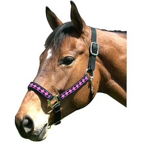 Leather Crown Diamond with Padded Nose Halter