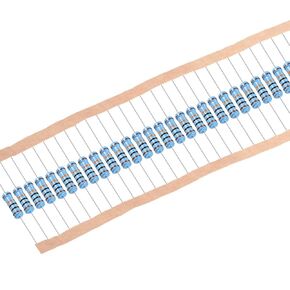 uxcell 30Pcs 100K Ohm Resistor, 2W 1% Tolerance Metal Film Resistors, Lead, 5 Bands for DIY Electronic Projects and Experiments