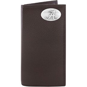 NCAA Alabama Crimson Tide Pebble Grain Leather Roper Concho Wallet