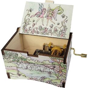Fairy Music Box with Song "Waltz of the Flowers", Gifts for Women, Men, Birthday, Christmas, Mother’s Day, Anniversary or Merchandise Decor