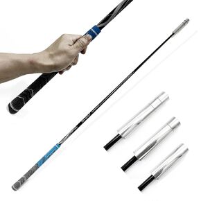 HH-GOLF® Adjustable Weights Golf Swing Speed Training club stick, Overspeed Golf Training Aid for Distance, Tempo, Warmup