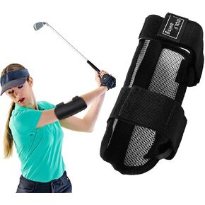 Golf Swing Training Aid, Golf Exercises Aid for Beginners, Nylon Golf Wrist Hinge Trainer Easy Posture Straight Arm Golf Swing Trainer for Golf Posture Correction