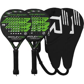 Paddle Tennis Rackets with Carry Bag , Radley Pro Turboflex Padel, Carbon Fiber Frame Paddle Raquets Soft EVA Core to Provide Precision, Paddle Tennis Racquets ,Platform Tennis Paddle Blue