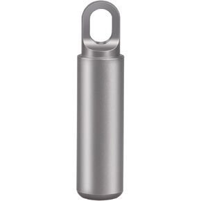 SHD Pill Holder Keychain,Titanium Waterproof Mini Pill Box Container,Portable Small Pill Case for Travel Purse Pocket