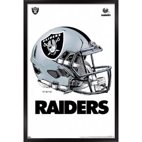 Trends International NFL Las Vegas Raiders - Drip Helmet 20 Wall Poster, 22.375" x 34", Premium Unframed Version
