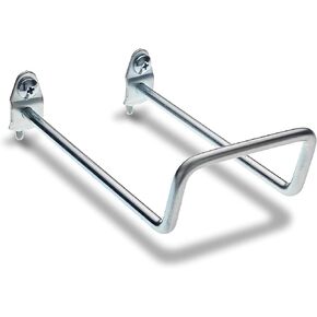 Triton Products DuraHook Double Closed End Loop Pegboard Hooks for Wall and Garage Organization - 80 Degree Bend, 5 Inch, Pack of 5
