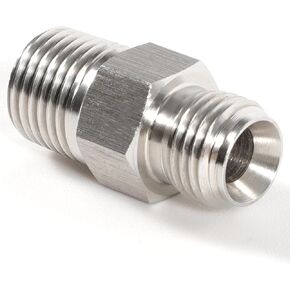 1/4"Male NPT Fitting Adapter, Fitting end A 12mmX1.25mm male thread,Fitting end B 1/4"NPT male thread