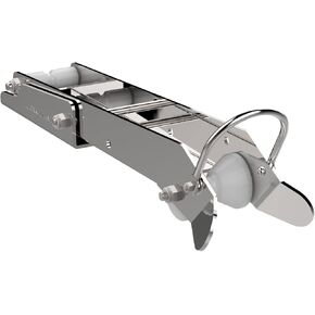 Lewmar Bow Roller for Pivoting Fluke Anchors up to 35 lbs., Stainless Steel Construction, Derlin Rollers, Measures 3-7/8" W x 20" L, Easy Installation, mounting Hardware not Included - 2020202312