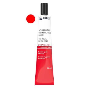 Original BÄDER Torque Sealant Tamper Proof Indicator Standard Color Red 50ml - Threadlocker Made in Germany Since 1962 - Security Pen for Sealing and Proof of Manipulation.