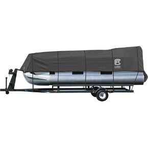 Classic Accessories StormPro Heavy-Duty Pontoon Boat Cover, Fits pontoon boats 21 ft - 24 ft long x 102 in wide
