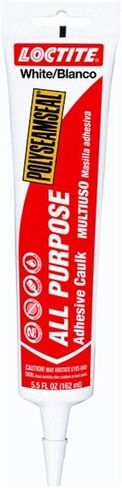 Loctite 1508193 5.5-Ounce Tube Polyseamseal All-Purpose Adhesive Caulk, Clear in Saudi Arabia