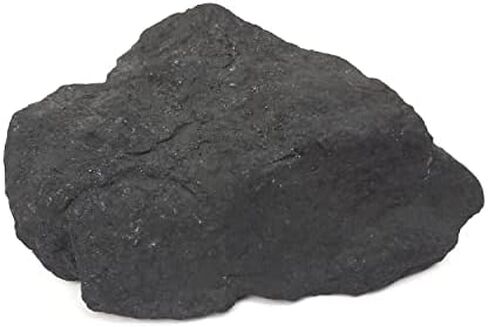 Pachamama Essentials Shungite Rough Crystal 1 رطل + (بين 1 و2 رطل) قطعة واحدة كبيرة، حماية EMF من الحجر المائي من كاريليا روسيا الأصلية (2 رطل) in Saudi Arabia