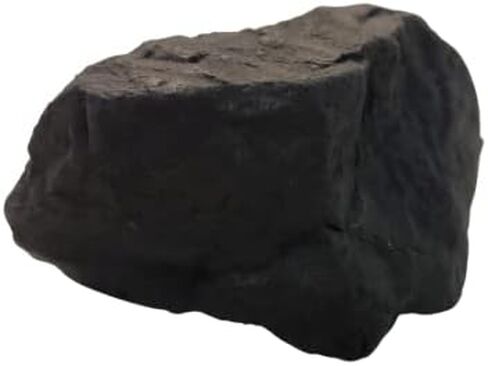 Pachamama Essentials Shungite Rough Crystal 1 رطل + (بين 1 و2 رطل) قطعة واحدة كبيرة، حماية EMF من الحجر المائي من كاريليا روسيا الأصلية (2 رطل) in Saudi Arabia