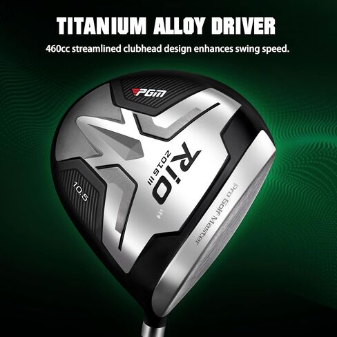 PGM Men's Complete Golf Club Set - #1 Driver - #7 iron (28°) - Sand Wedge (52°) - Putter - Golf Stand Bag in Saudi Arabia