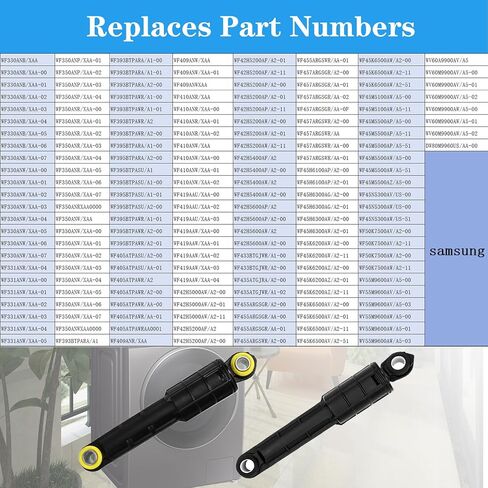 جديد DC66-00470A DC66-00470B غسالة ممتص الصدمات 3 قطع متوافق مع غسالة سامسونج يستبدل DC66-00650C DC66-00650D 2072308 AP4456255 PS4212220 EAP4212220 PD00002206 2020946 PS4212219 in Saudi Arabia