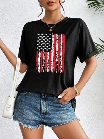 Zeagoo Women Oversized T-Shirt Summer Casual Short Sleeve Loose Tee Tops in Kuwait
