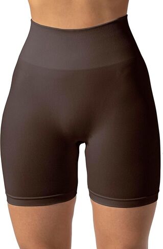 Women's Scrunch Butt Gym Shorts High Waist Workout Booty Shorts in Kuwait