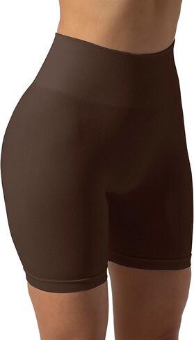 Women's Scrunch Butt Gym Shorts High Waist Workout Booty Shorts in Kuwait