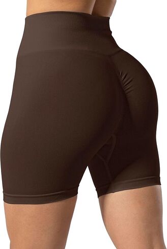 Women's Scrunch Butt Gym Shorts High Waist Workout Booty Shorts in Kuwait