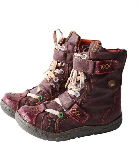 TMA EYES Women's Winter Boots - Stylish Design with PU and Genuine Leather, Side Zipper and Buckle Strap Closure, Cozy Faux Fur Lining in Saudi Arabia