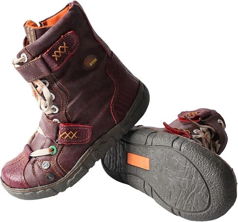 TMA EYES Women's Winter Boots - Stylish Design with PU and Genuine Leather, Side Zipper and Buckle Strap Closure, Cozy Faux Fur Lining in Saudi Arabia
