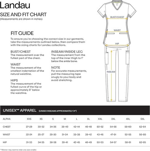 Landau Proflex Unisex Tailored Fit Comfort Stretch 6-Pkt Cargo Scrub Pants 2104 Black XLG in Saudi Arabia