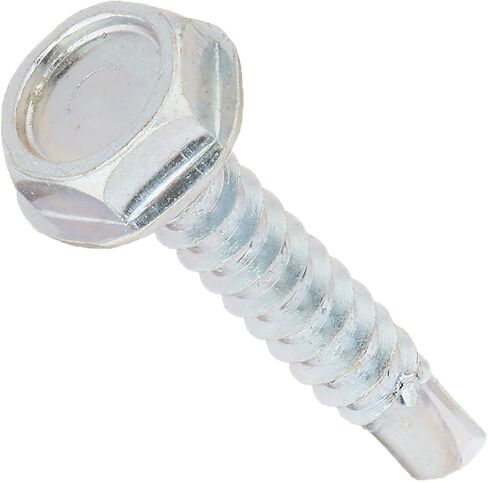 47202 6-20-Inch x 3/4-Inch Washer Head Self Drilling Screw, 1-Pound, Zinc in Saudi Arabia
