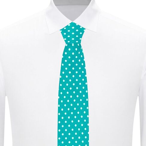 Jacob Alexander Polka Dot Print Men's Slim 2.75" Polka Dotted Tie in Saudi Arabia