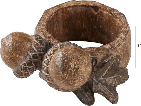 Acorn Napkin Rings (Set of 4) in Saudi Arabia