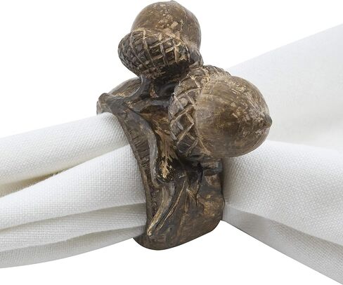 Acorn Napkin Rings (Set of 4) in Saudi Arabia