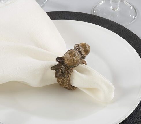 Acorn Napkin Rings (Set of 4) in Saudi Arabia