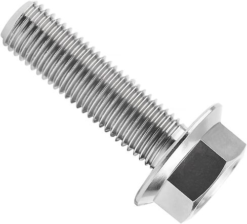 M10 x 30 35 40 45 55 60 65 70 75 80 100mm 1.25 Pitch Titanium Ti Flange Hex Bolt (M10x100mm) in Saudi Arabia