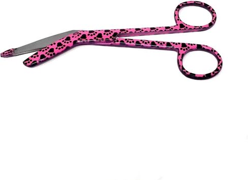 Lister Bandage Scissors 5.5" Nurse Vet Tech Gift - Made of Stainless Steel - First Aid, Used For Cutting Gauze, Tape, Clothing Bandages, Vet Wrap Adhesive Removal (Silver Paws) in Kuwait