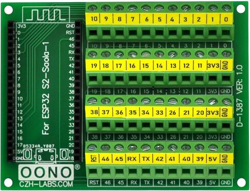لوحة وحدة اندلاع الكتلة الطرفية اللولبية لـ ESP32-S2-Saola-1 in Kuwait