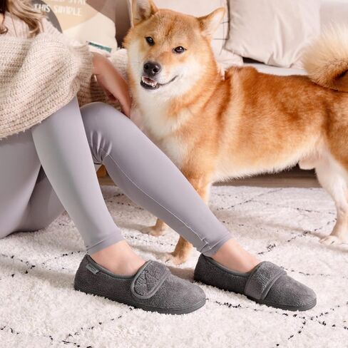 شبشب نسائي من HomeTop قابل للتعديل، حذاء منزلي مريح من الإسفنج الذكي للاستخدام الداخلي والخارجي in Kuwait