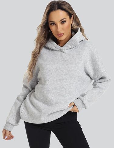 ROYLAMP Womens Oversized Hoodies Pullover Fleece Long Sleeve Hooded Sweatshirts Casual Fall Winter Outfits Tops in Kuwait