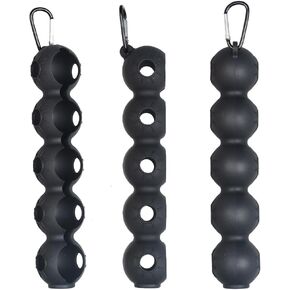 Golf Ball Holder Golf Balls Silicone Pouch Golf Ball Case Portable Golf Ball Carry Bag Easy Attachment to Golf Bag Golf Accessories Gift for Man Woman in Kuwait