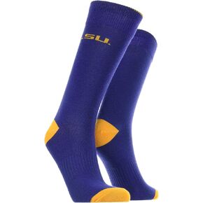 LSU Tigers Dress Socks Dean's List Crew Length Socks
