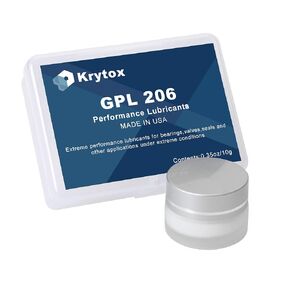 Krytox-GPL-206-Grease,GPL 206 for Bearings Valves Connectors and Automotive Interiors (10g/0.35oz)