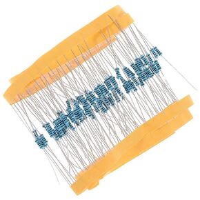 100PCS 1/4W 1K ohm Resistor, ±1% Tolerance 0.25 Watt Metal Film Resistors