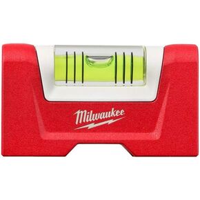 Milwaukee Torpedo Compact Spirit Level 3" - Magnetic Red