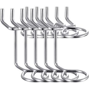 5 قطع من CLISPEED دعامات خطافية للأرفف ذات حلقة مزدوجة مفك براغي حامل لوحة ربط أداة خطاطيف أدوات تخزين خطاطيف بيجبورد منظم كماشة حامل بيجبورد ثقب لوح مكواة معدنية للفتيات in Kuwait