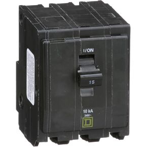 Square D - SQDQO315 SQD QO315 CB 3P 240V 15A, Black