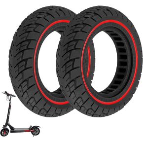 ulip 10x2.5 Solid Tires 10 Inch for Kugoo M4/M4 Pro for Zero 10X Electric Scooter Accessories, Off-Road Replacement Rubber Tires for 10x2.125 and 10x2.25 Tires, Anti-shock and Anti-slip (2 PCS)