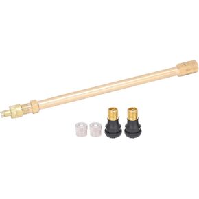 Tubeless Valve, Practical Anti?corrsion Copper & Rubber Vacuum Tubeless Tire Valve with Multifunctional Extension Pipe E-Bike Accessory Suitable for Xiao mi M365/PRO Scooter