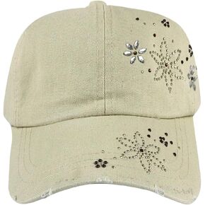 Vintage Distressed Washed Cotton Adjustable Baseball Cap Dad Hat
