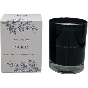 Mister Morgan Paris Blue Cypress and Absinthe Candle, 11 Ounces