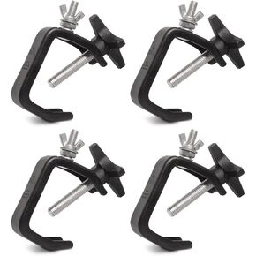 4 CHAUVET CLP-03 Standard C Clamps DJ 1-2" Truss Light Mounting |44 lbs Capacity