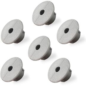 for Starlink Cable Routing Kit 1inch Wall Bushing Cable Grommet, Desk Wall Hole Cover Tv Cord Hider Management Kit for Coax Coaxial Cable, Network Cable, CCTV Wire Hiders (Round,6Pcs)