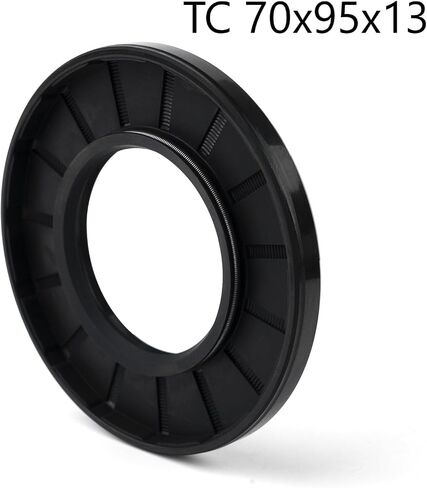 XIKE 1PC Oil Seal, Lip Seals TC 70mm x 95mm x 13mm Nitrile Rubber Cover Double Lip with Spring,Oil Shaft Seal Fit for Bearing Shaft in Saudi Arabia